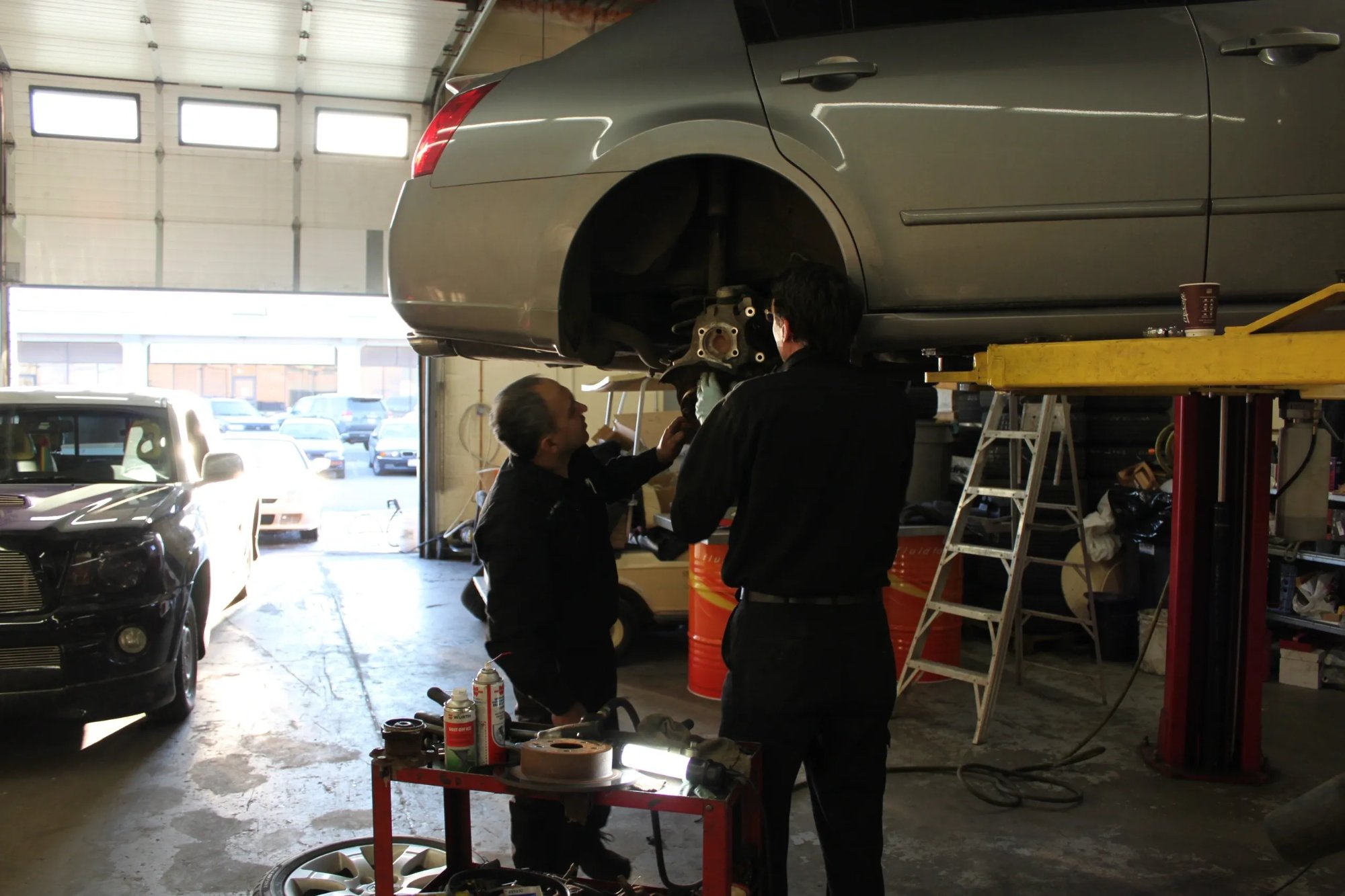 Team Auto Works founders and technicians